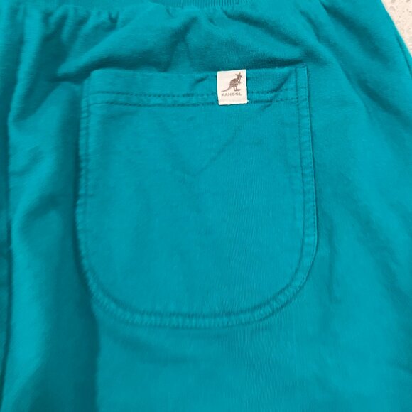 Vintage KANGOL Born British Recycled Fabric Teal Sweatpants | Size Large - Picture 8 of 16